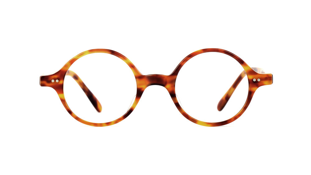 Lunettes Rondes Lunette De Couleur Homme Vintage Speckled Tortoise